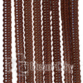 Ткань для вертикальных жалюзи 89 мм БРИЗ 2880 т.коричневый