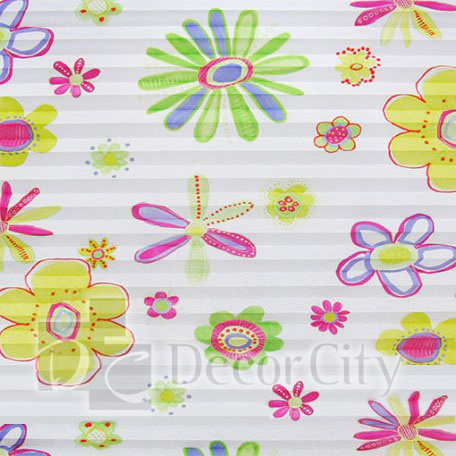 Ткань для штор плиссе Flowers 2610