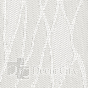 Ткань для вертикальных жалюзи 89 мм ЖАККАРД BLACK-OUT 0225 белый